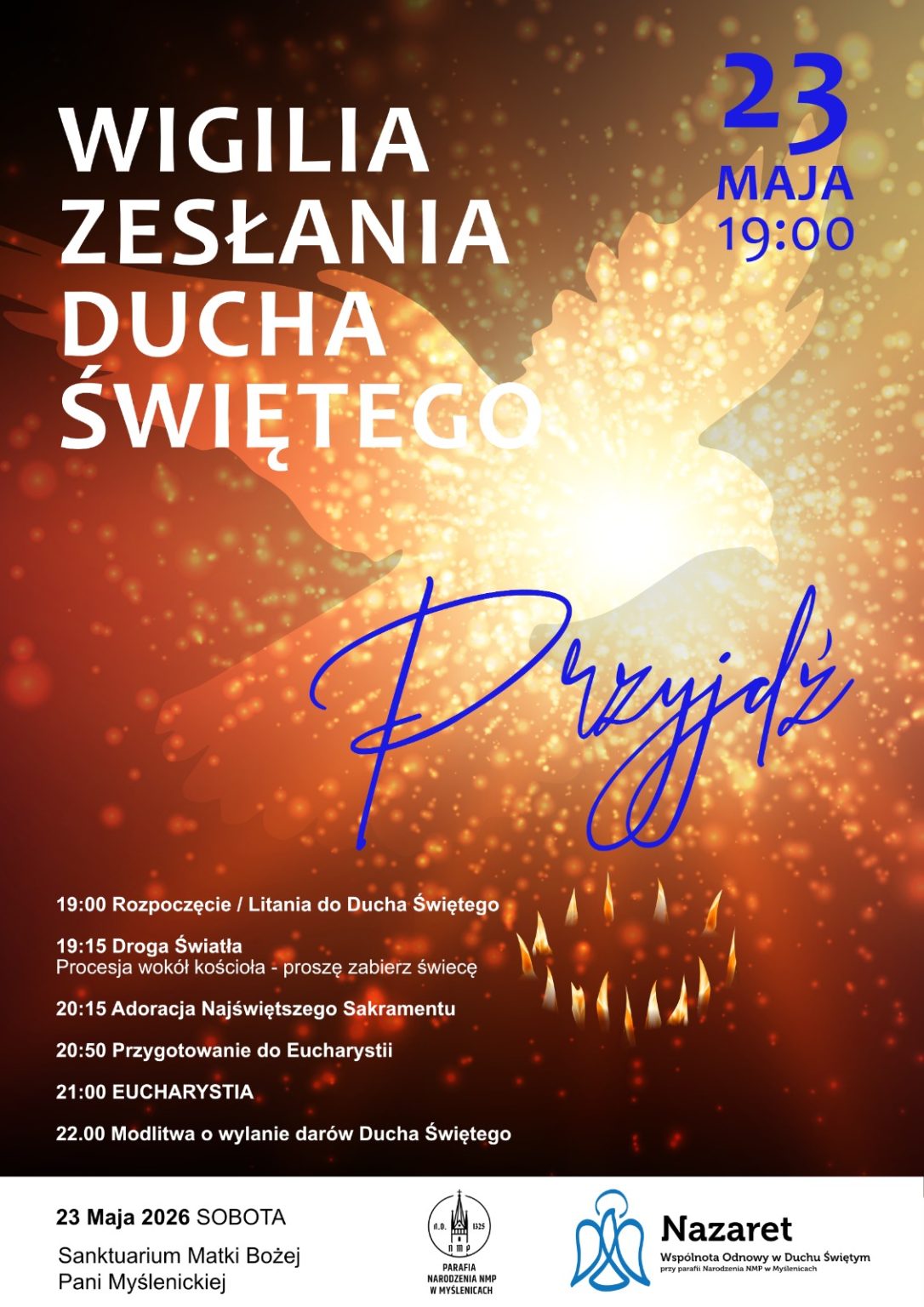 Czuwanie przed Zesłaniem Myślenice